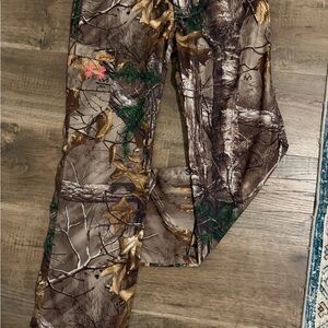 Under Armour Camo Straight Leg Pants - Brown and Green